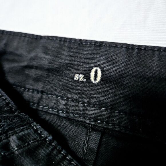 The Slim Crop Womens Crop Pants Black Size 0 Cotton Blend Stretch Button Zip - Picture 7 of 12